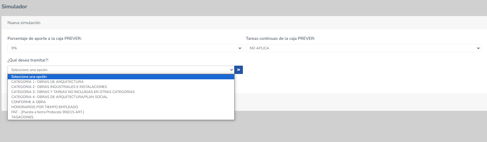 Visados WEB